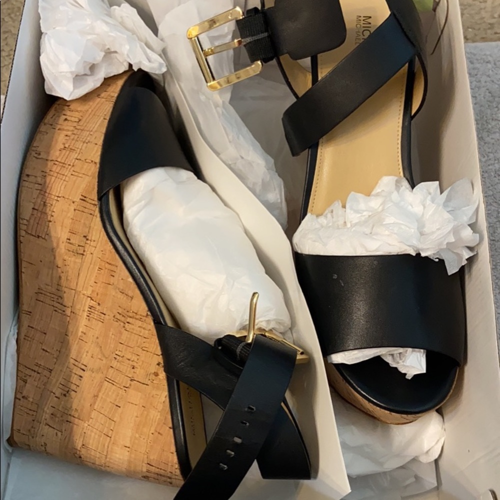 Michael Kors Cork Wedges